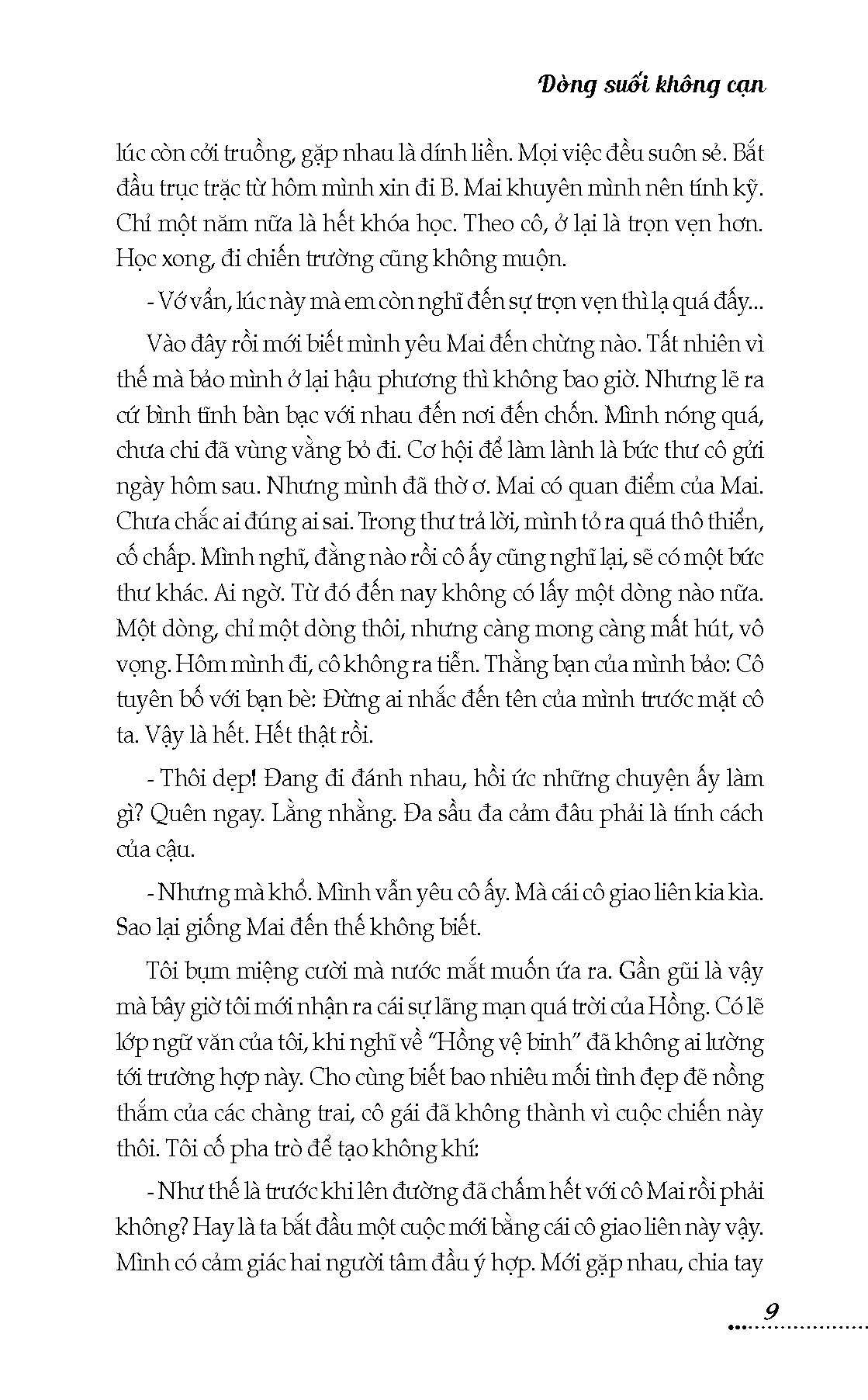 Dòng Suối Không Cạn (Tập truyện ngắn)