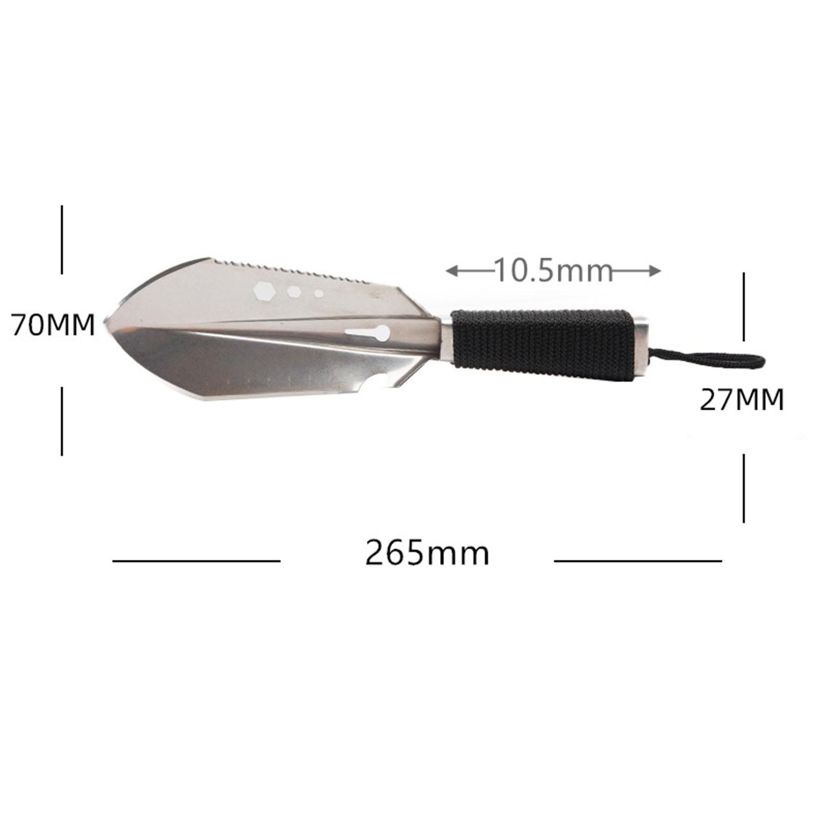 Multipurpose Hand Shovel - 6 in 1 Garden Shovel Stainless Steel
