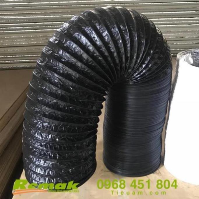 Ống mềm 2 lớp 250mm Ống gió mềm không bảo ôn phủ nhựa Siều bền