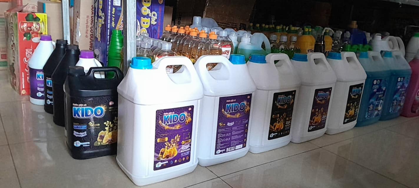 Nước Giặt Xả KIDO Lưu Hương Cá Ngựa Tím 10 Lít Lưu Hương Thơm Lâu Trên Quần Áo