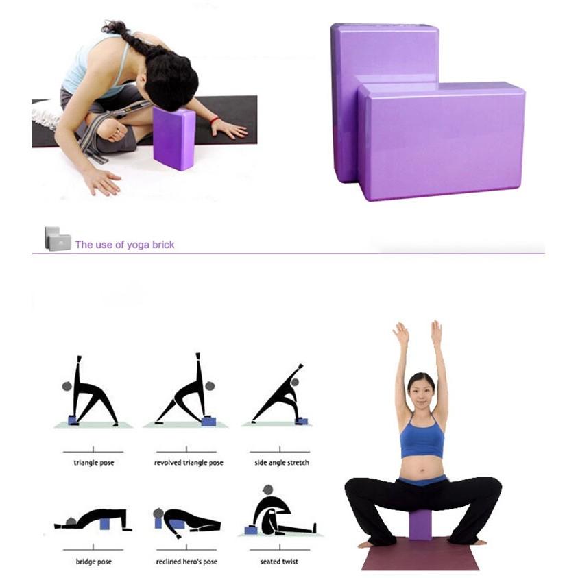 Gạch tập yoga cao cấp, dụng cụ tập Yoga tại nhà TOPBODY-GACHT01