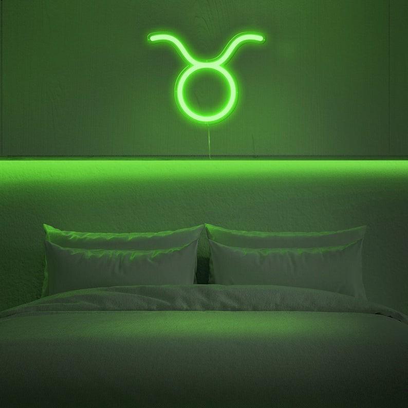 Đèn LED neon sign hình CUNG KIM NGƯU | Sử dụng điện 12V | Chuyên dùng trang trí tường, trang trí phòng ngủ, trang trí nhà , trang trí quán coffee, trang trí cửa hàng.
