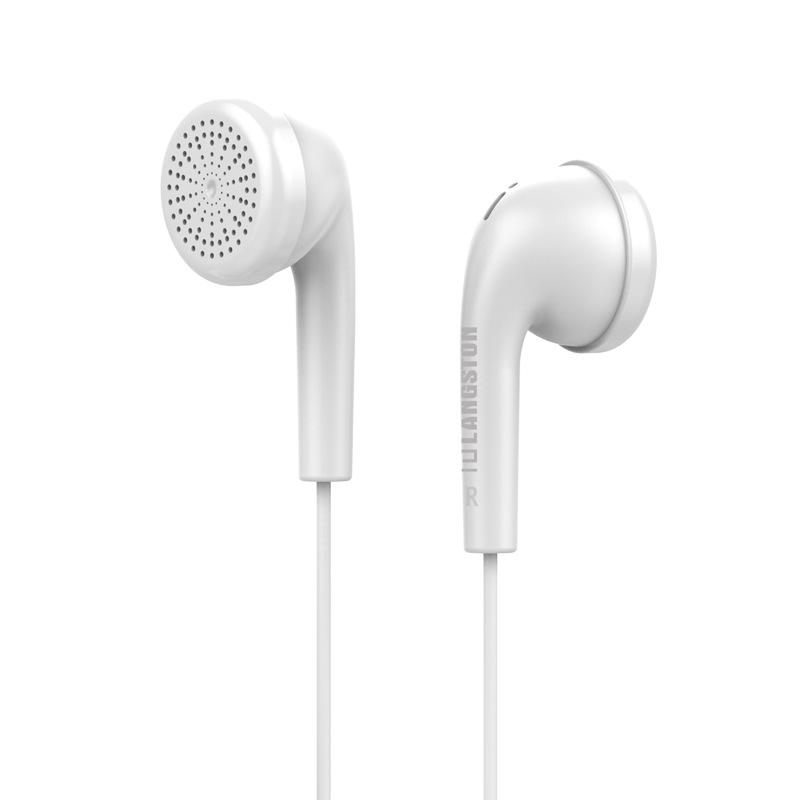 Đặc biệt âm thanh nổi tai phẳng Q1 mới của Langston với tai nghe điện thoại di động có dây 3,5 mm điều khiển dòng lúa mì