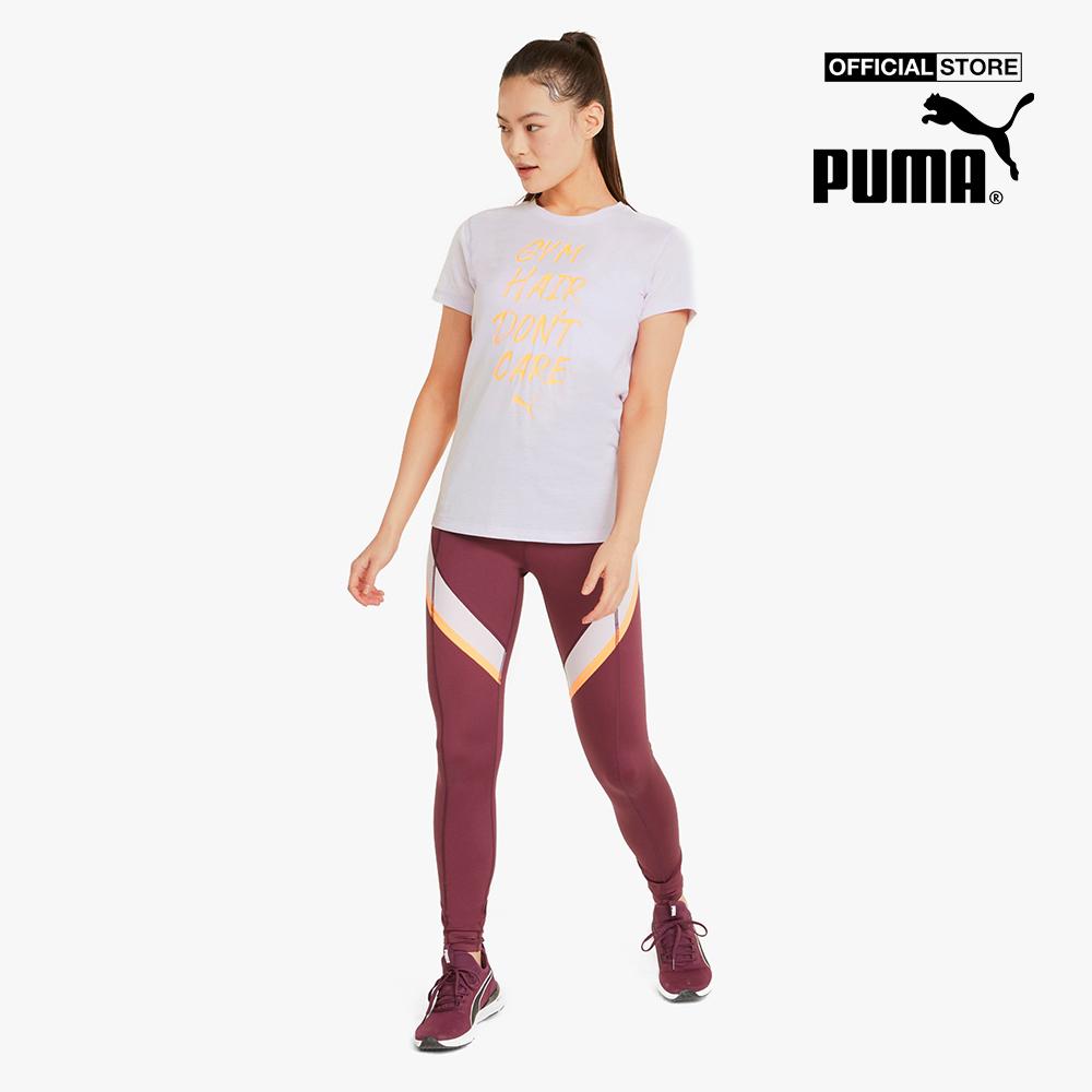 PUMA - Áo thun thể thao nữ ngắn tay Graphic Slogan 521630-17