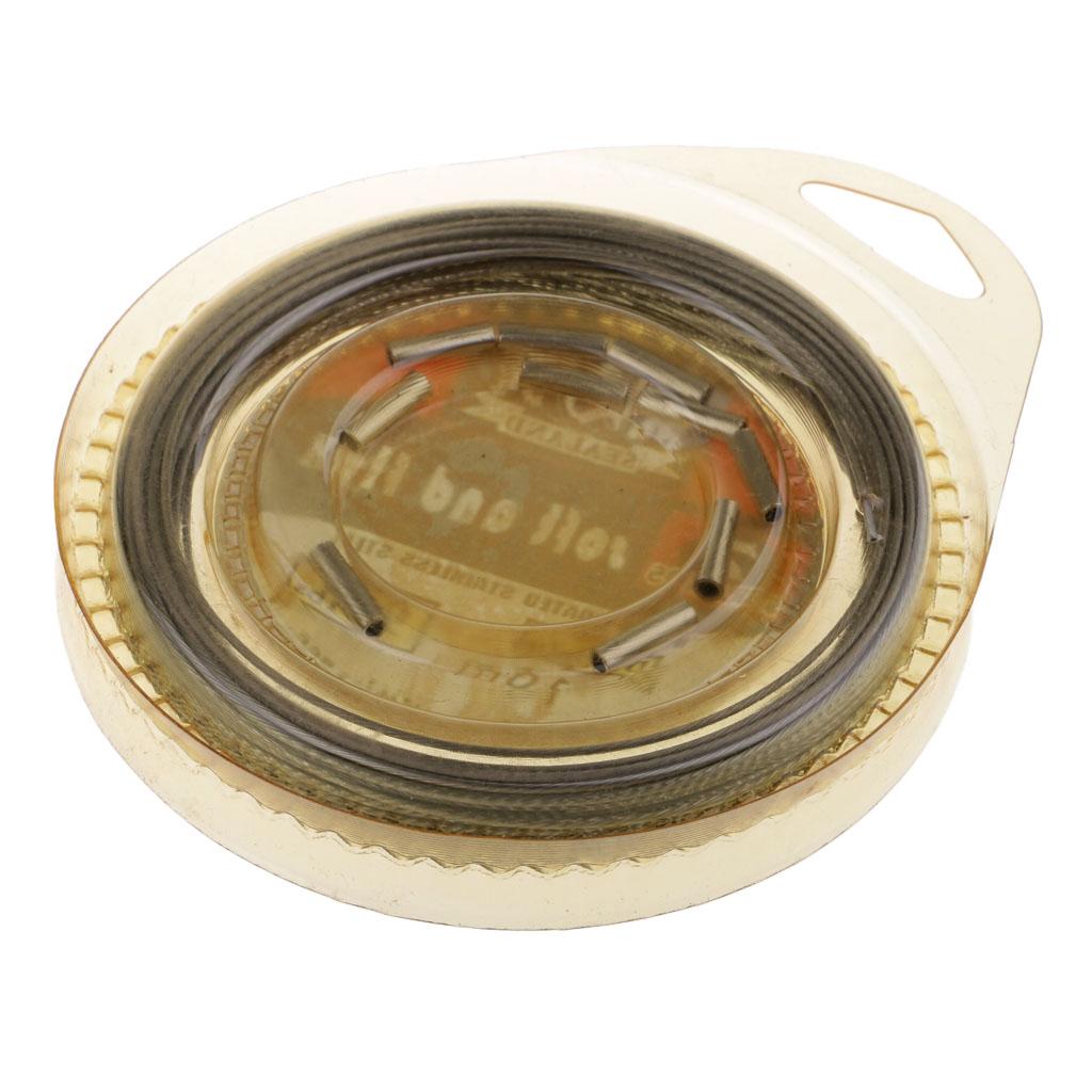 10m Durable Stainless Steel Coating Fishing Wire Leader Jigging Line Trace 70/90/120/150LB