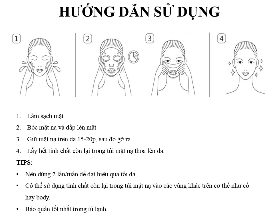 Mặt nạ siêu dưỡng ẩm, làm dịu da, cho làn da căng bóng và mềm mịn Hàn Quốc Lagivado Hydra Calming Facial Mask