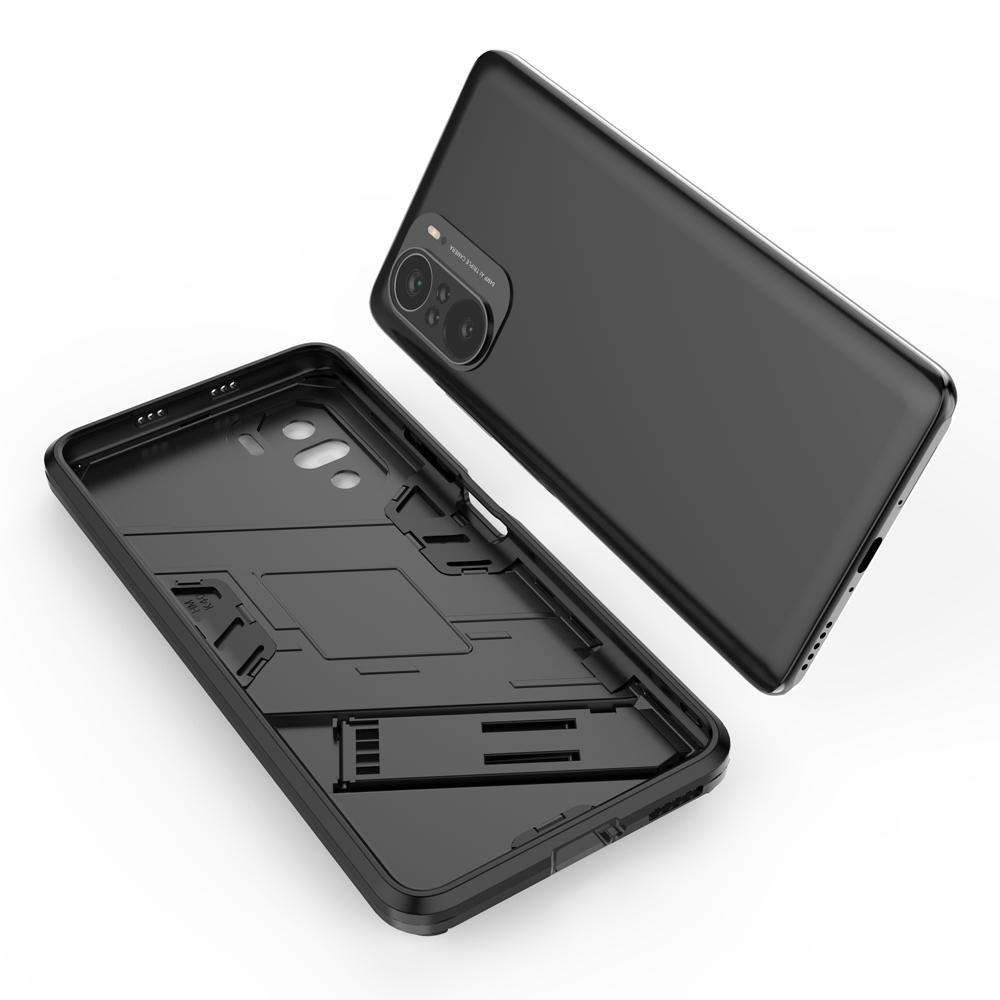 Ốp lưng cho Xiaomi Redmi K40 Pro Poco F3 chống sốc Iron Man PUNK cao cấp kèm giá đỡ