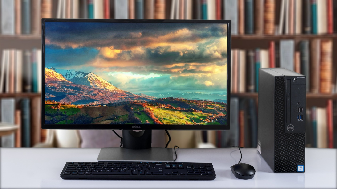 Bộ máy tính để bàn Dell 3040 Core i5 6500/ ram 8Gb / SSD 240GB và Màn hình Dell 22 inch Tặng bàn phím chuột , bàn di chuột - Hàng chính Hãng