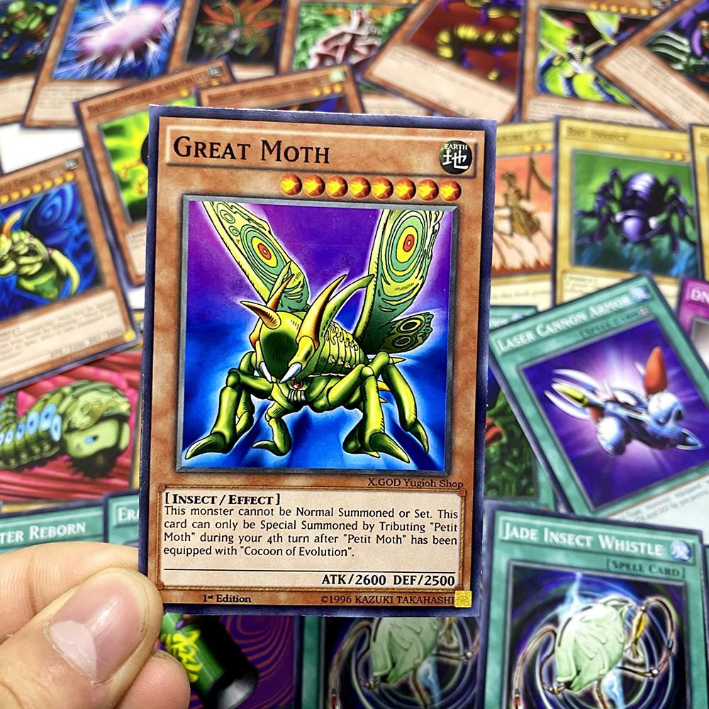 Bài Yugioh ️️ Thẻ bài Yugioh Sâu Bọ Haga deck 40 lá