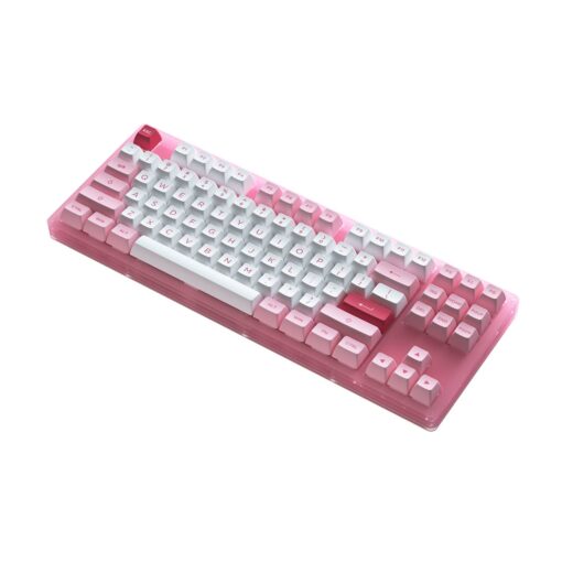 Bàn phím cơ AKKO ACR87 Pink - Hàng Chính Hãng