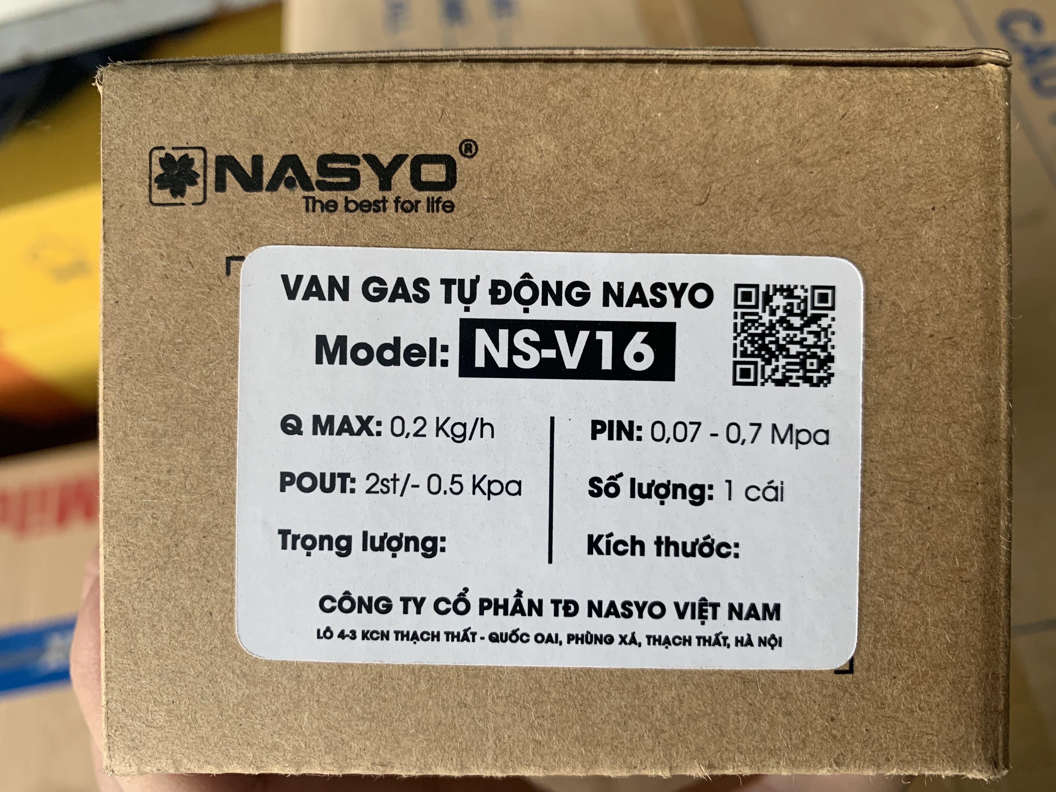 Van Điều Áp Gas An Toàn Tự Động NASYO NS - V16 Tiêu chuẩn Công nghệ Nhật Bản