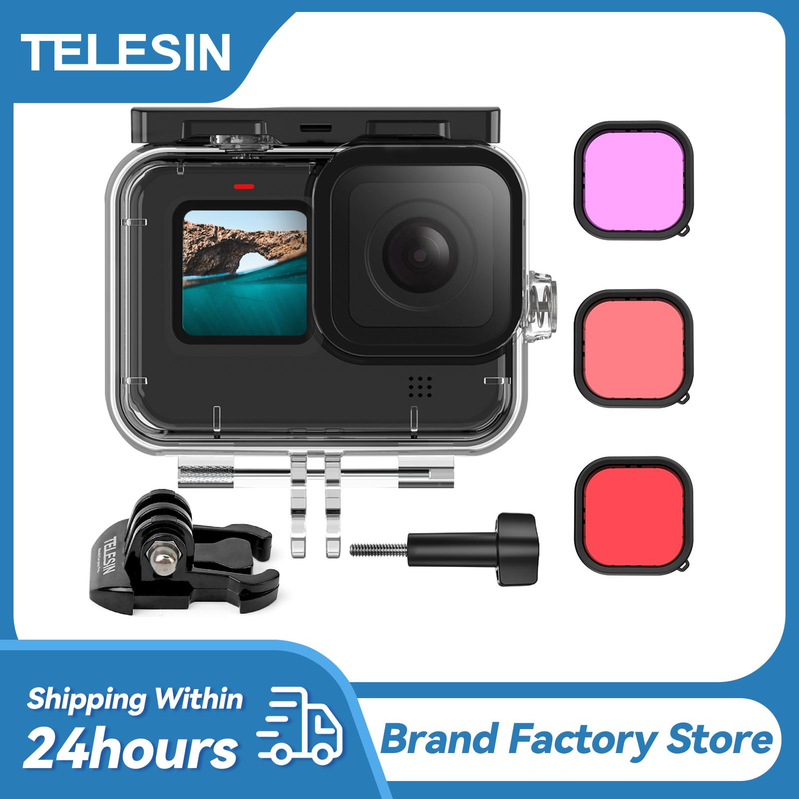 Trường hợp nhà ở chống thấm nước telesin 60m cho GoPro Hero 11 10 9