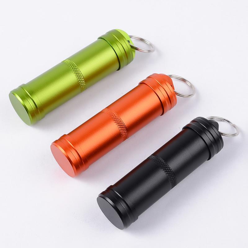 Survival Seal Capsule Trunk EDC Waterproof Hike Box Container Outdoor Dry Bottle Holder Storage Camp Medicine Match Pill Case