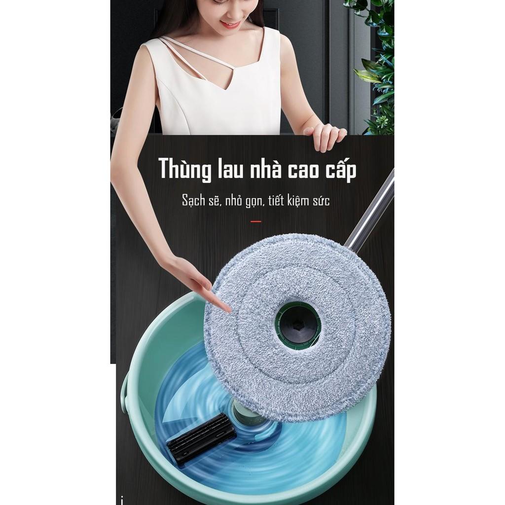 Dụng cụ lau nhà công nghệ vắt ly tâm giặt vắt thông minh - HanruiOffical