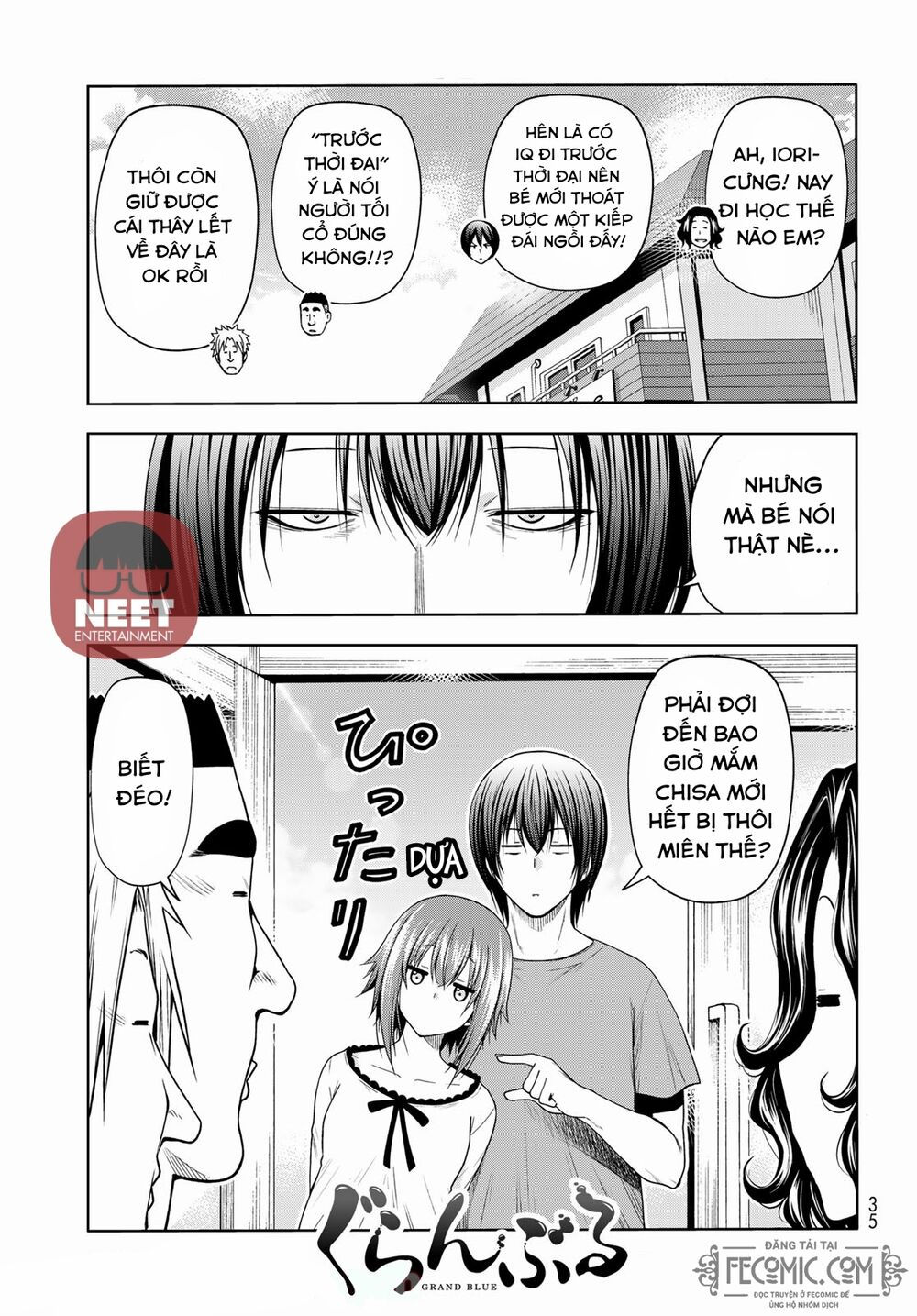 cô gái thích lặn - grand blue chapter 75 1