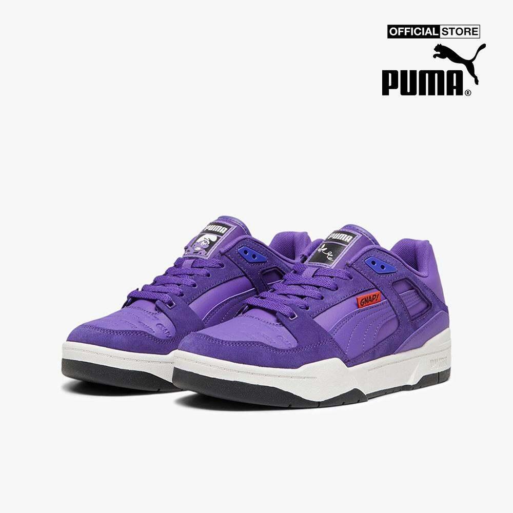 PUMA - Giày sneakers unisex cổ thấp thắt dây trẻ trung 393535-0