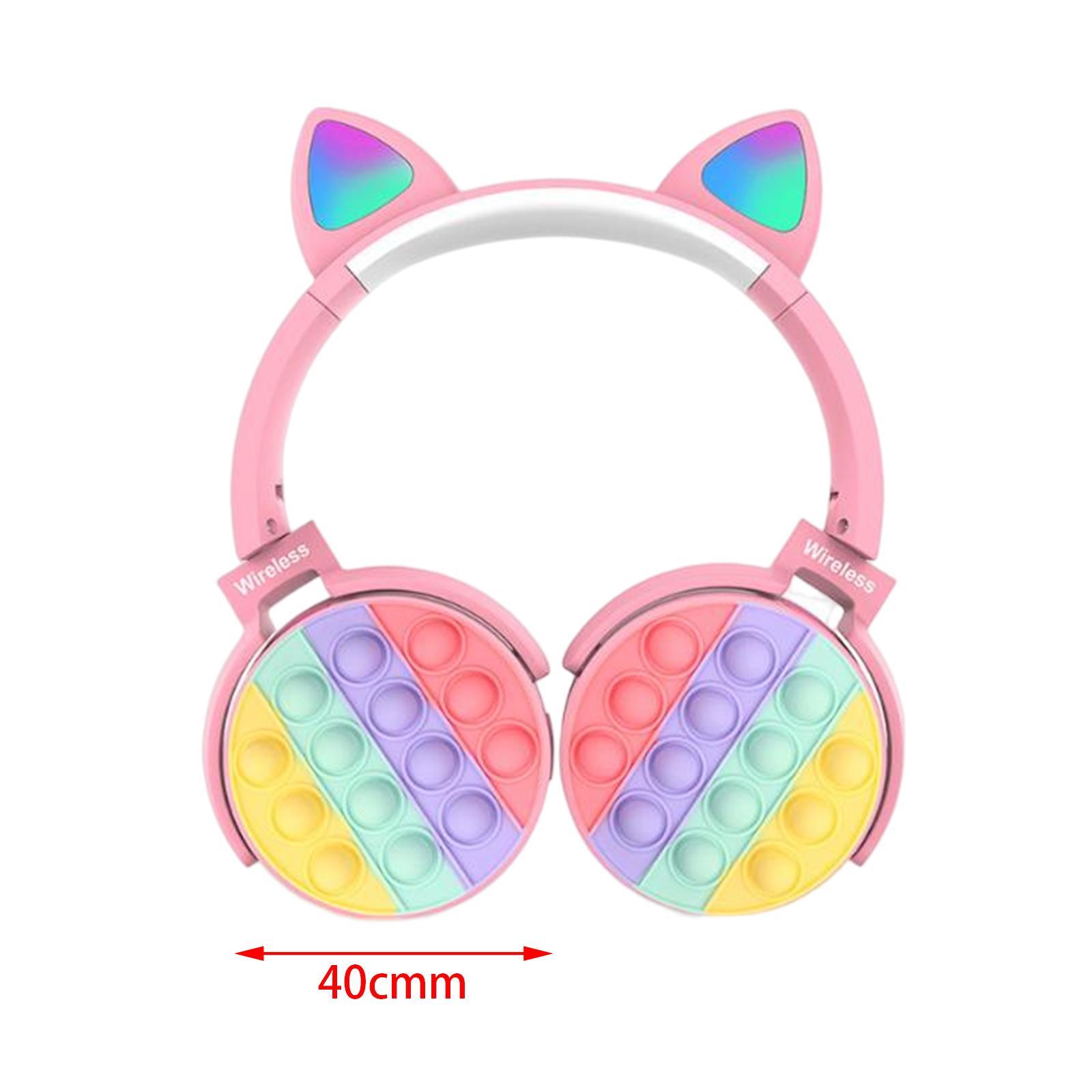 Cute Gaming Headset Comfortable Ear Pads over Ear Headphones for PC Computer