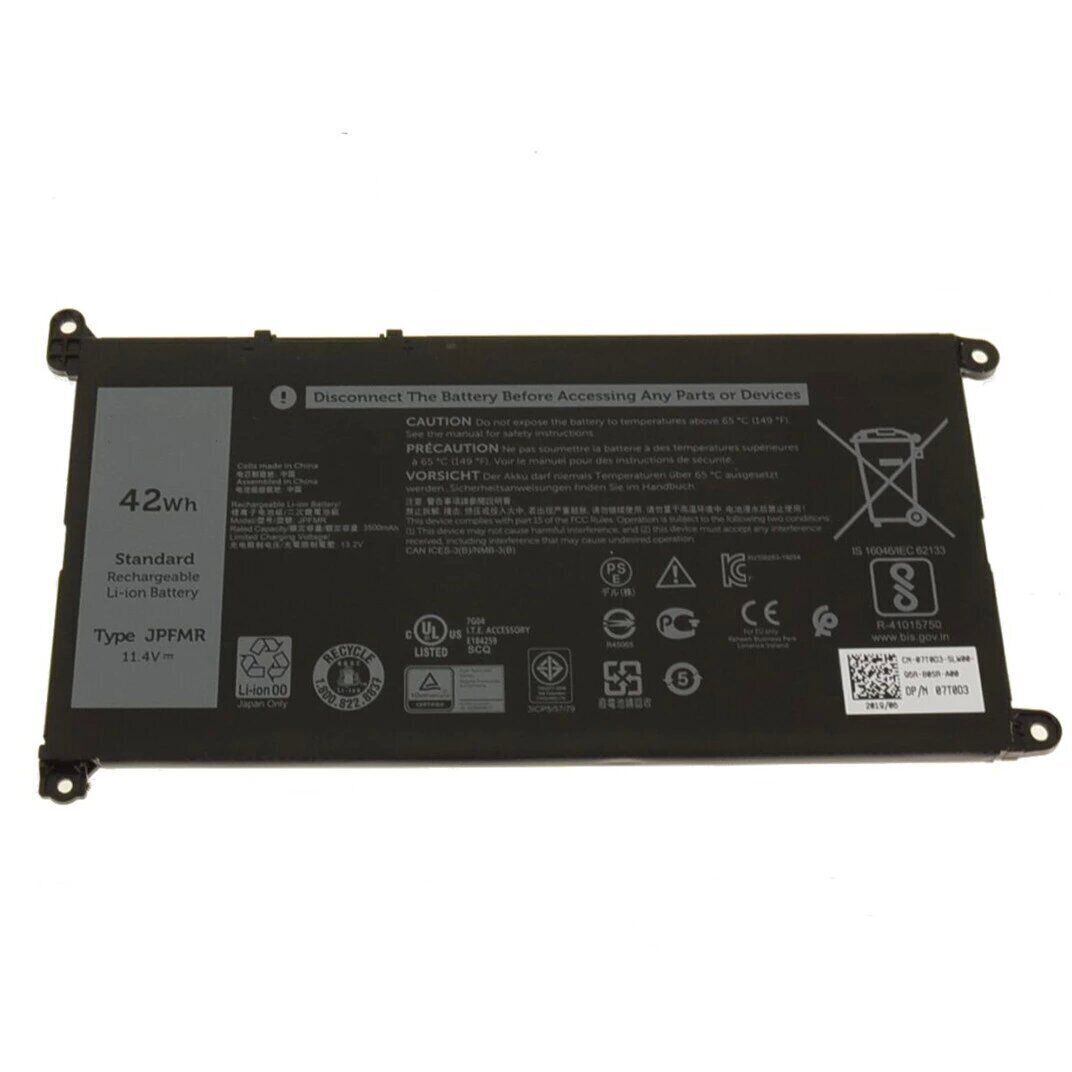 Pin Dùng Cho laptop Dell Chromebook 3100 / 3400 42Wh 3-cell JPFMR