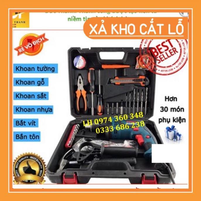 Bộ Vali Máy Khoan Bosh 13re FULL mới 100%