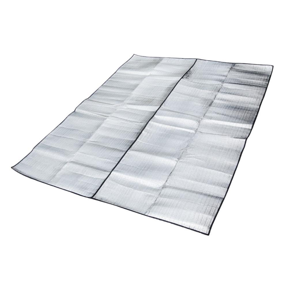 Aluminum Foil Foldable Waterproof Camping Blanket Picnic Beach Mat
