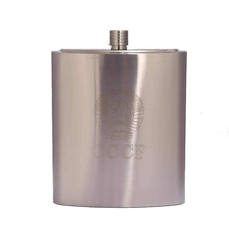 Bình tông inox 304 CCCP dung tích 3,5l,tặng bao da như hình