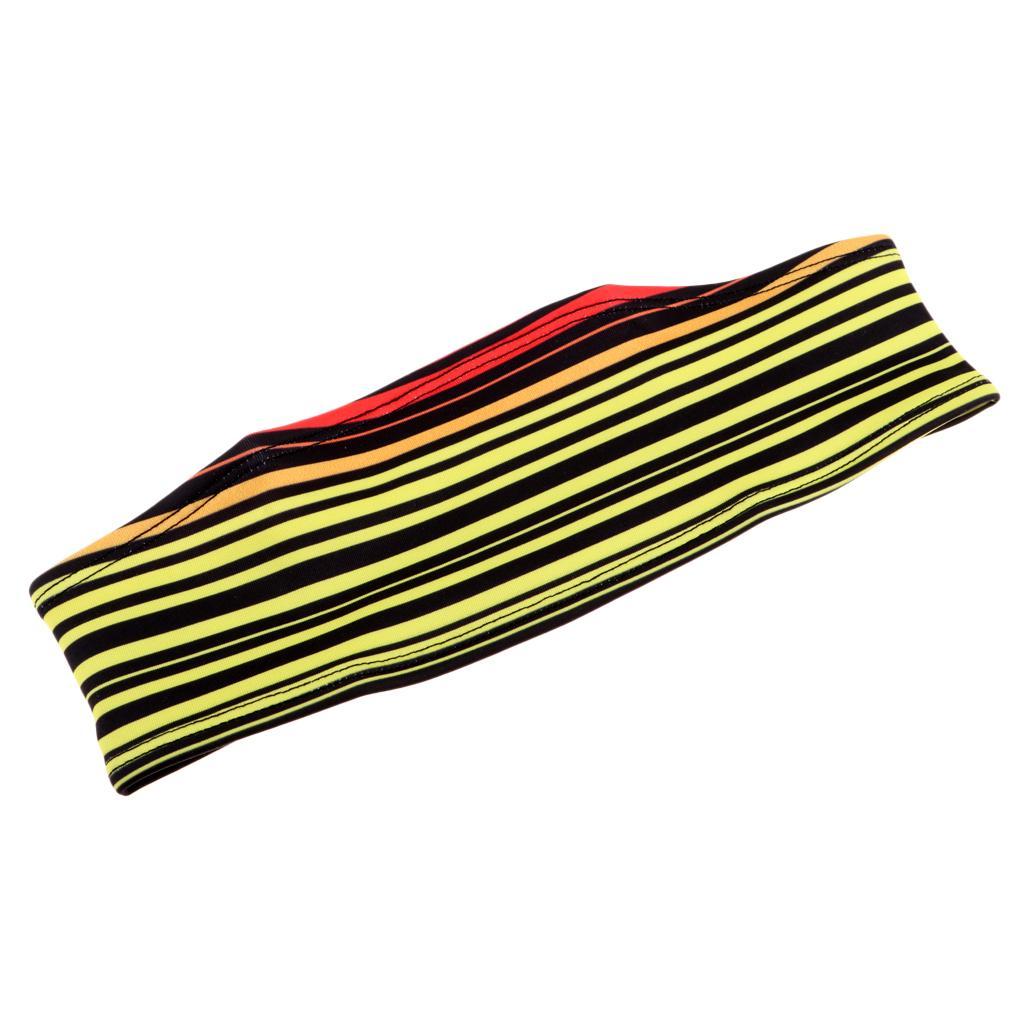2-3 of pack Men Women Gym Sweatband Headband Stretch Hair Band Yellow