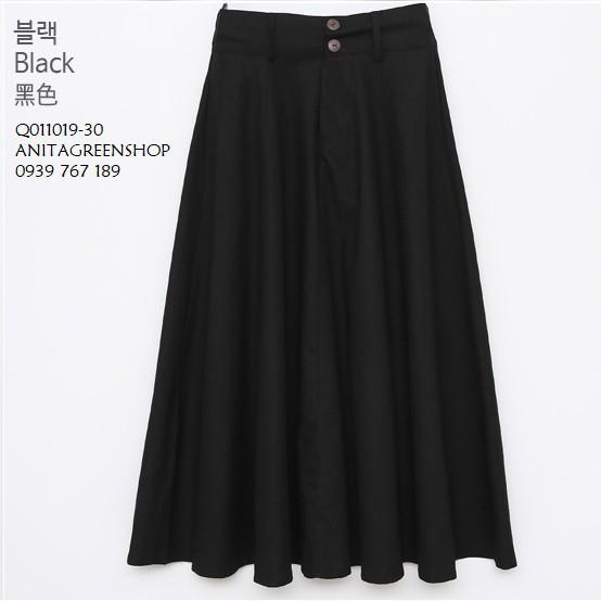 Q011019  CHÂN VÁY XÒE THIẾT KẾ