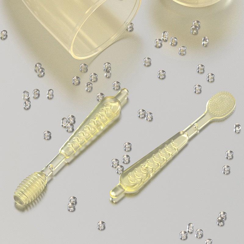 Bộ Rơ Lưỡi Kèm Bàn Chải Đánh Răng Silicone Siêu Mềm Cho Bé Từ 0 - 18 Tháng Tuổi - Tưa Lưỡi Silicone