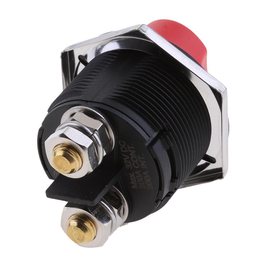 2xBattery Power Cut Off Switch Isolator for Marine Boat Car Vehicle 200A