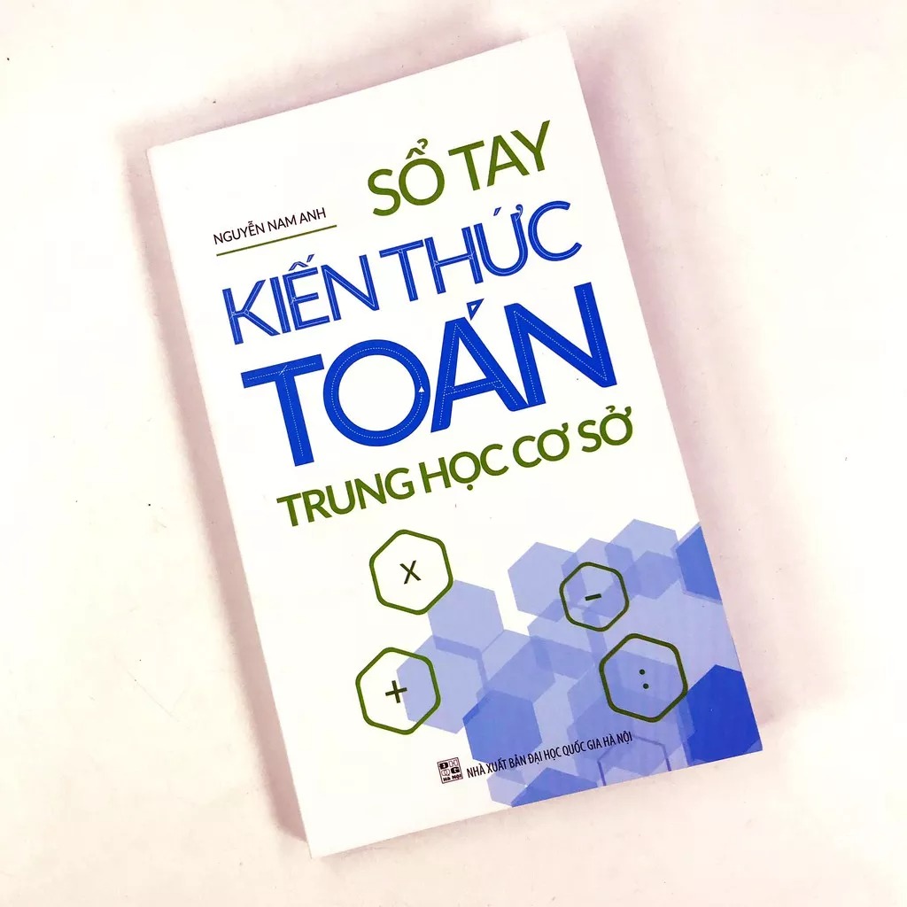 Sách: Combo Sổ Tay Kiến Thức Trung Học Cơ Sở ( Toán - Anh - Văn)