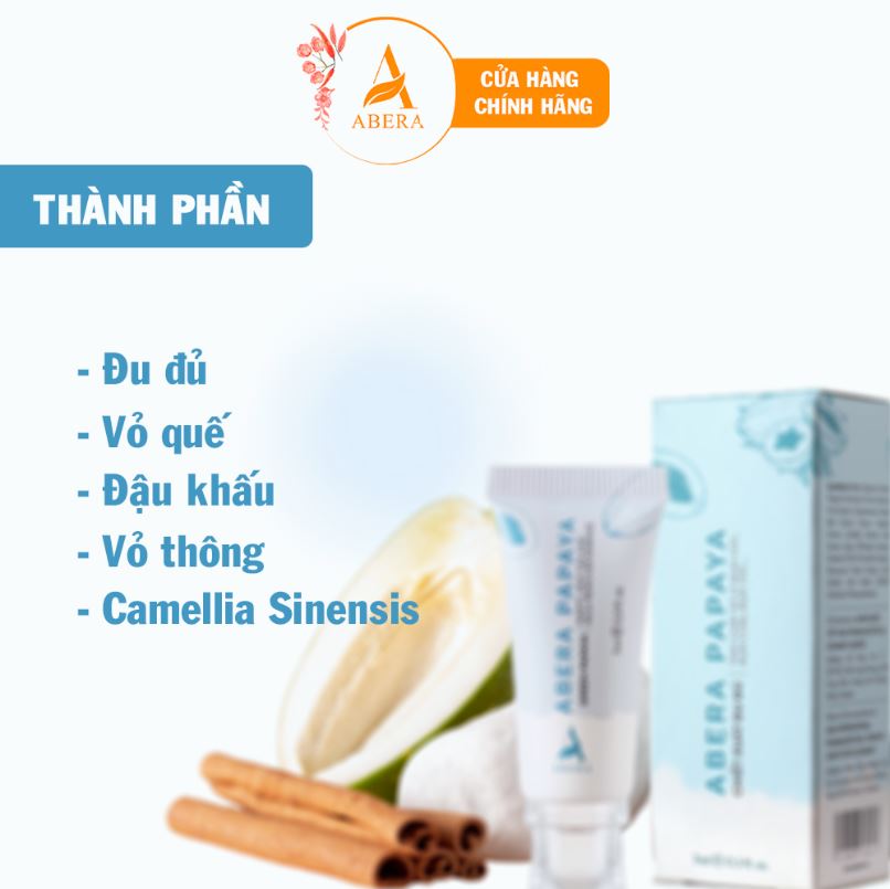 Tinh Chất Đu Đủ Xanh Abera Papaya 7ml - Tinh chất xử lý Mụn Cóc, Mụn Cơm,...