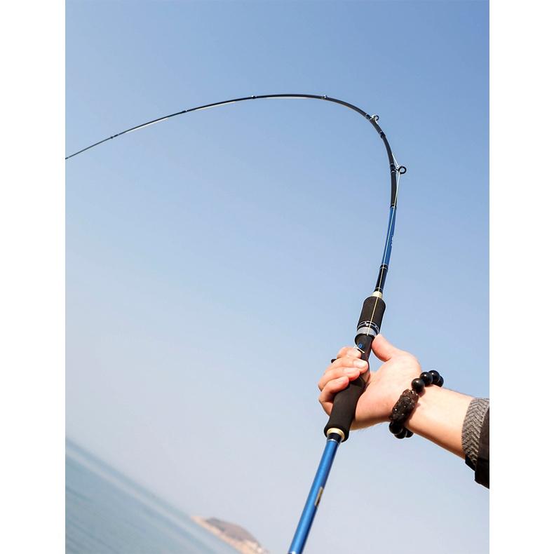 Cần Câu Máy SHIMANO 2 Khúc Cần Câu Lure Ngọn M-MH Cần Máy Đứng Và Máy Ngang