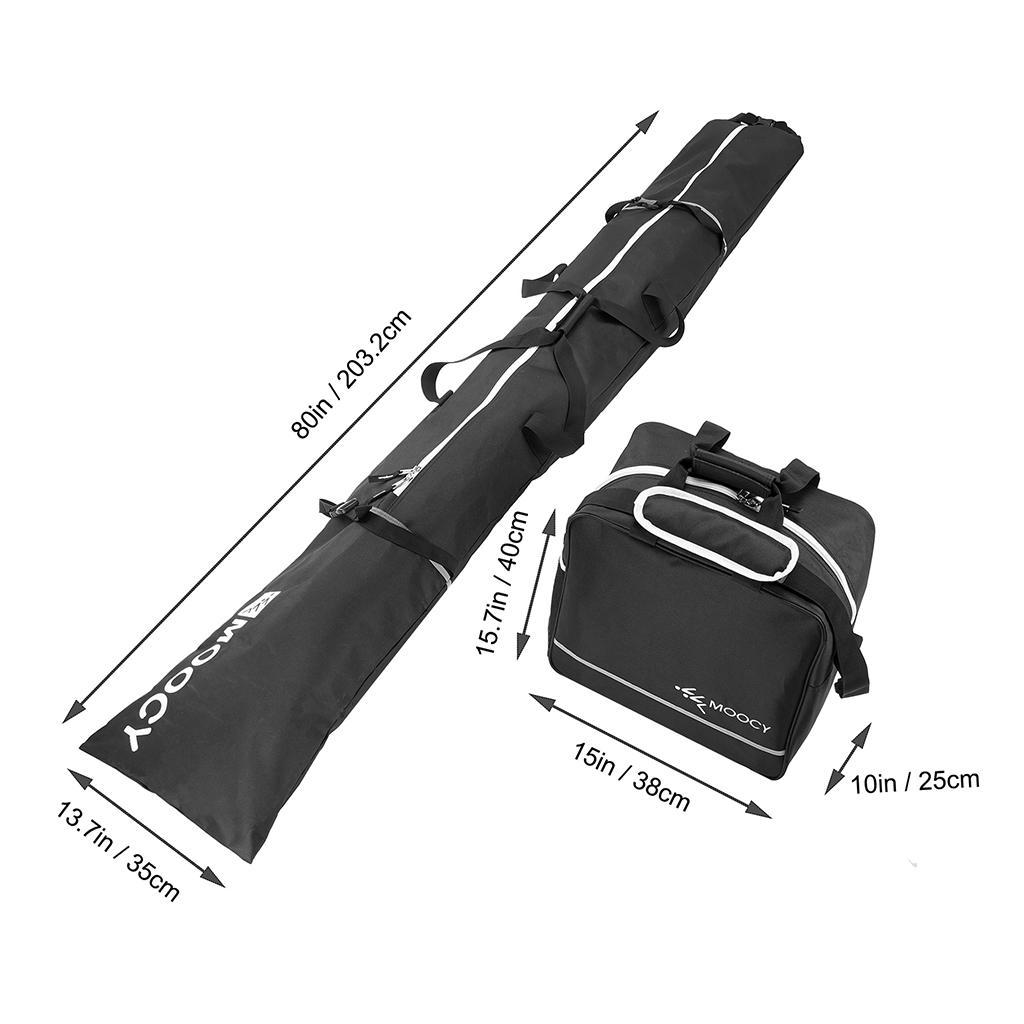 Set Waterproof Black Boot Storage and Boot Bag for Camping