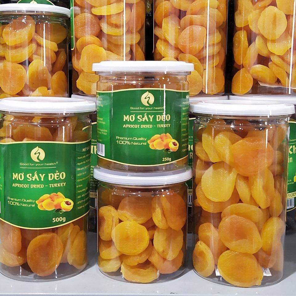 Mơ khô sấy dẻo (hũ 500gr)