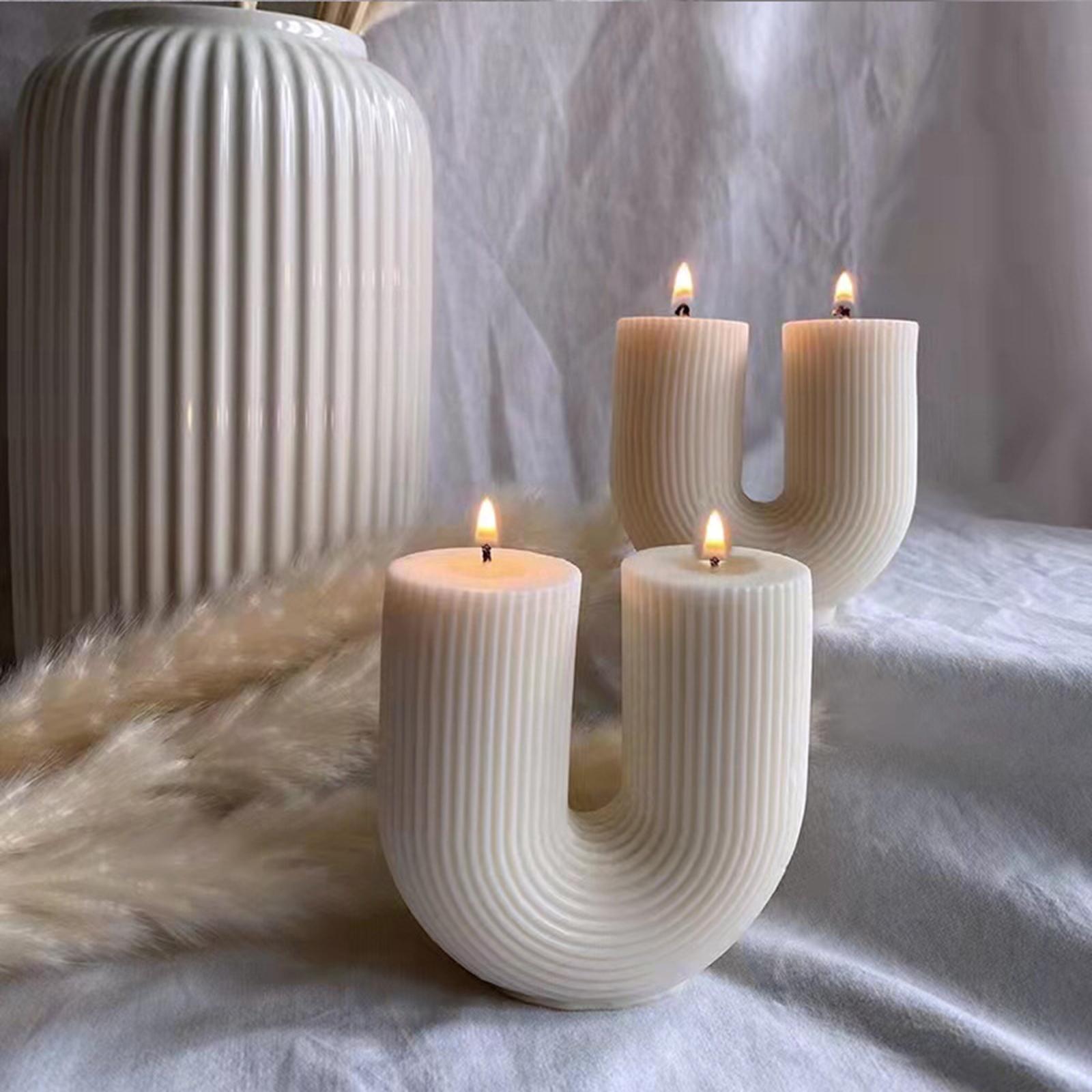 Geometric Scented Candles Home Decorative Soy Candle