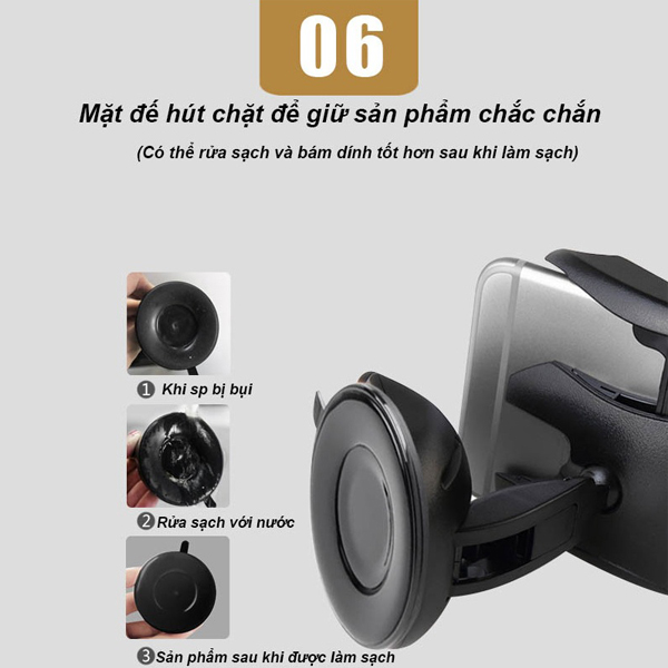 Kẹp điện thoại thông minh hình chuột máy tính xoay 360 độ tiện dụng