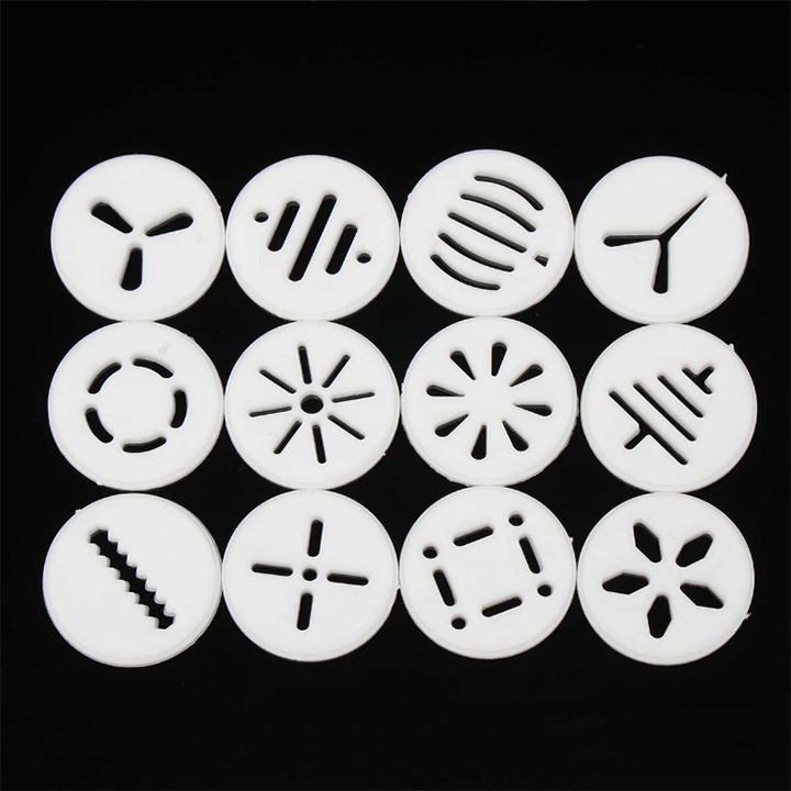 Khuôn nhấn bánh qui cookies press 12 mặt 6 đuôi bắt
