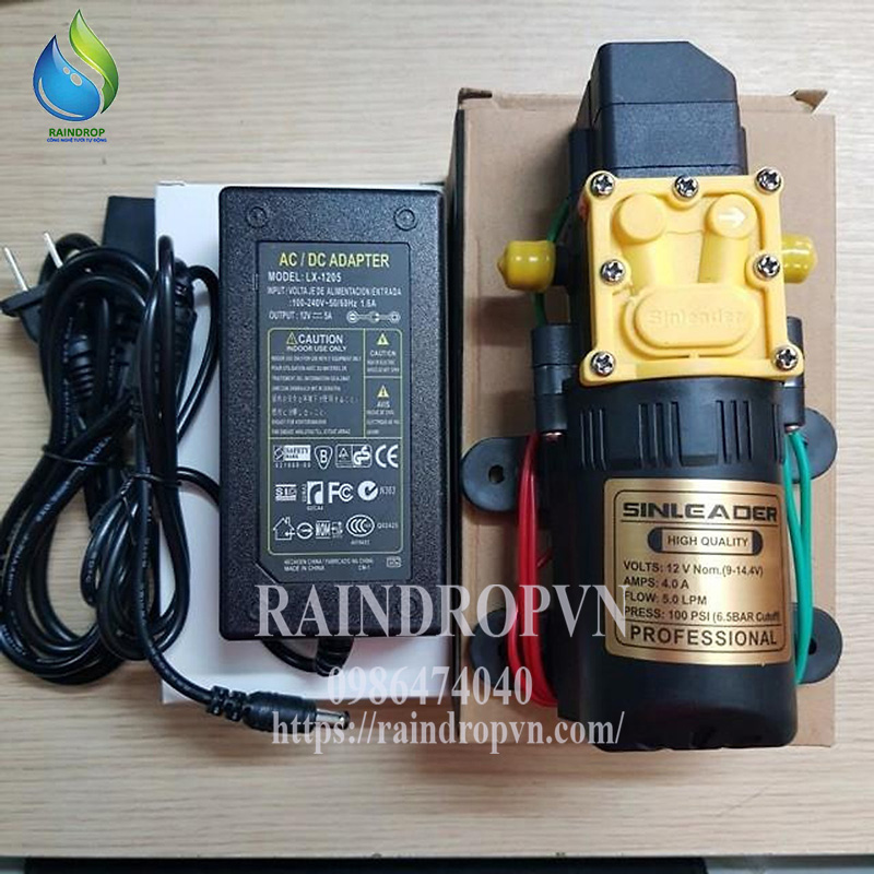 Bộ kit phun sương cam kèm bơm và timer