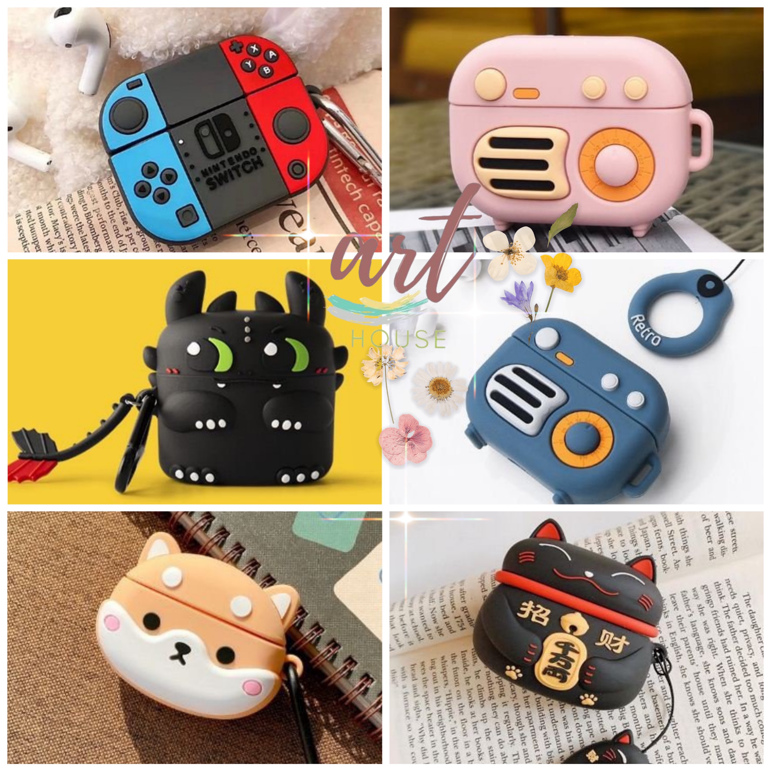 Ốp Bảo Vệ Case TPU Dành Cho Airpods 3 Nhiều Mẫu Cute