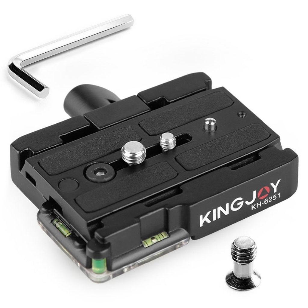 Aluminum Tripod Quick Release Plate Adapter for SLR 501HDV