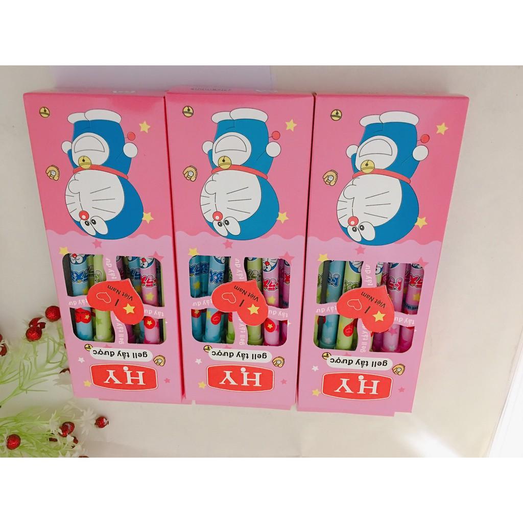 Combo 3 Hộp Bút bi xóa được mực Tím mẫu Doraemon - Hộp 12 cây