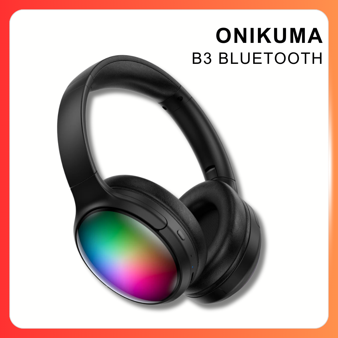 Tai nghe Onikuma B3 - Tai Nghe BLUETOOTH - Black - Hàng Chính Hãng