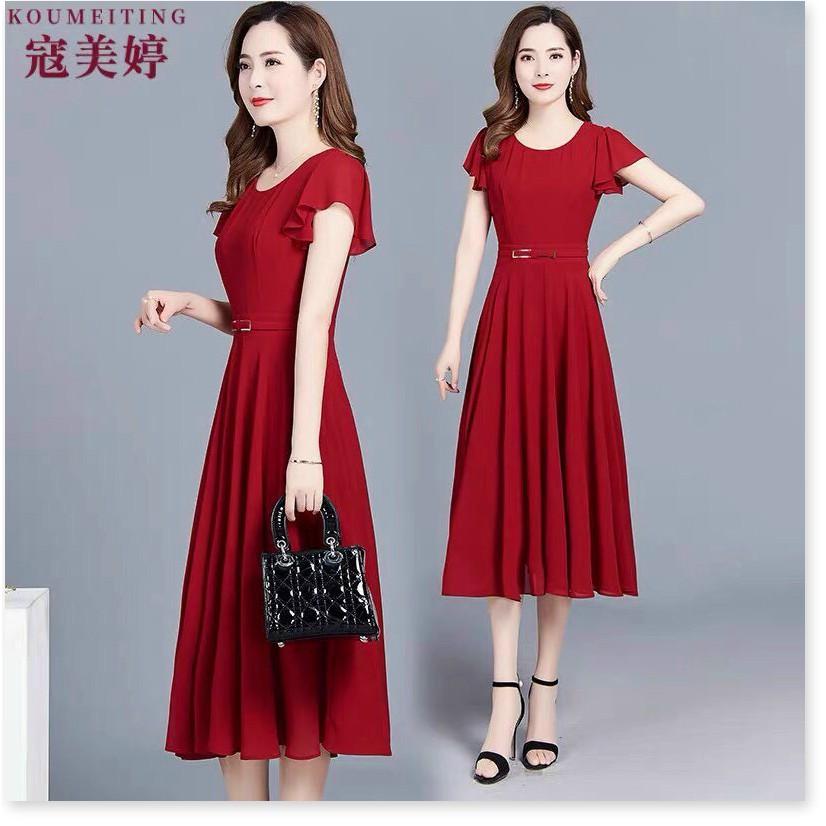 ĐẦM UMI NHÚNG TAY SIÊU XINH,THIẾT KẾ HỌA TIẾT TRƠN NHƯNG VÔ CÙNG SANG TRỌNG THỜI TRANG KING STORE