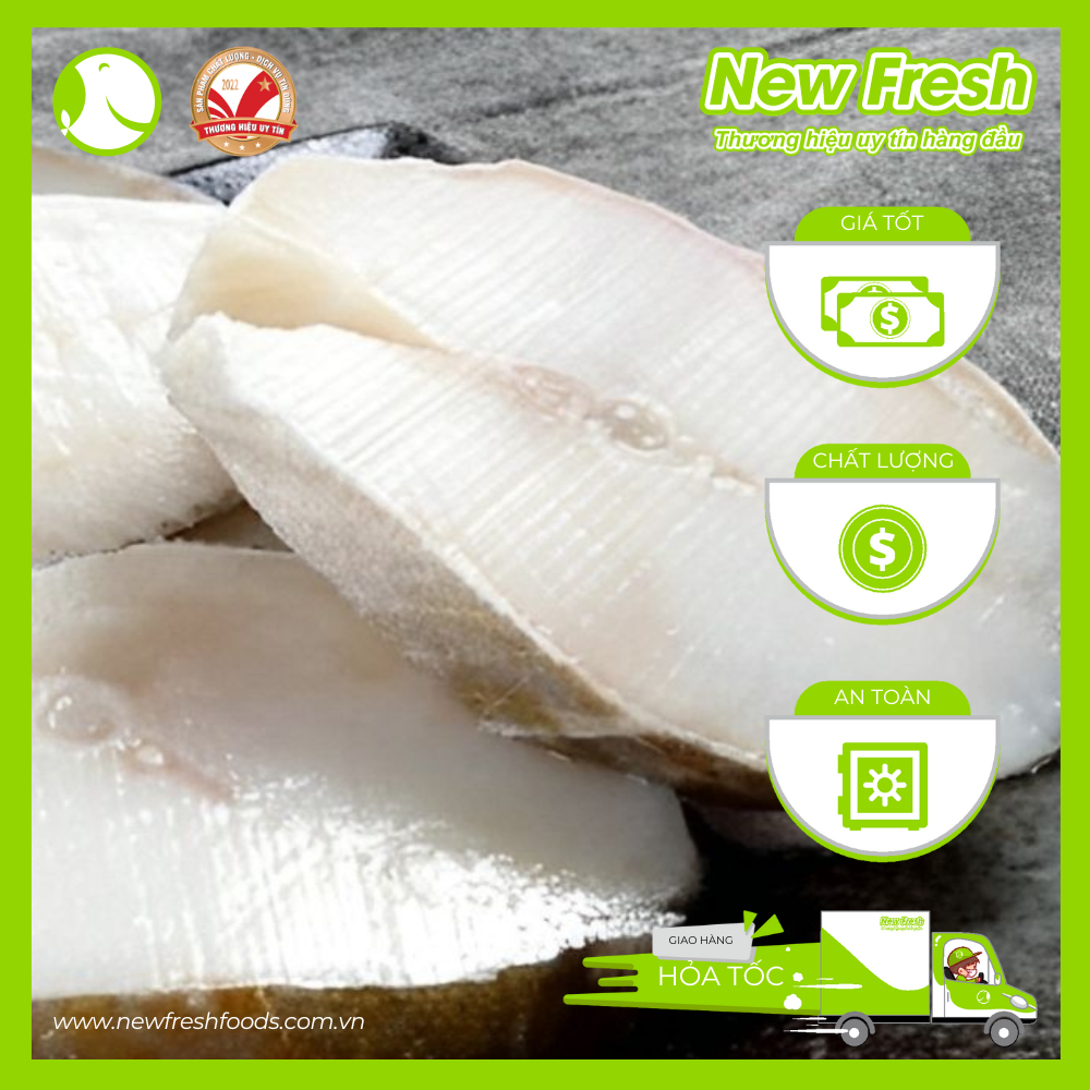 Cá Tuyết Nauy Cắt Khoanh Túi 1Kg