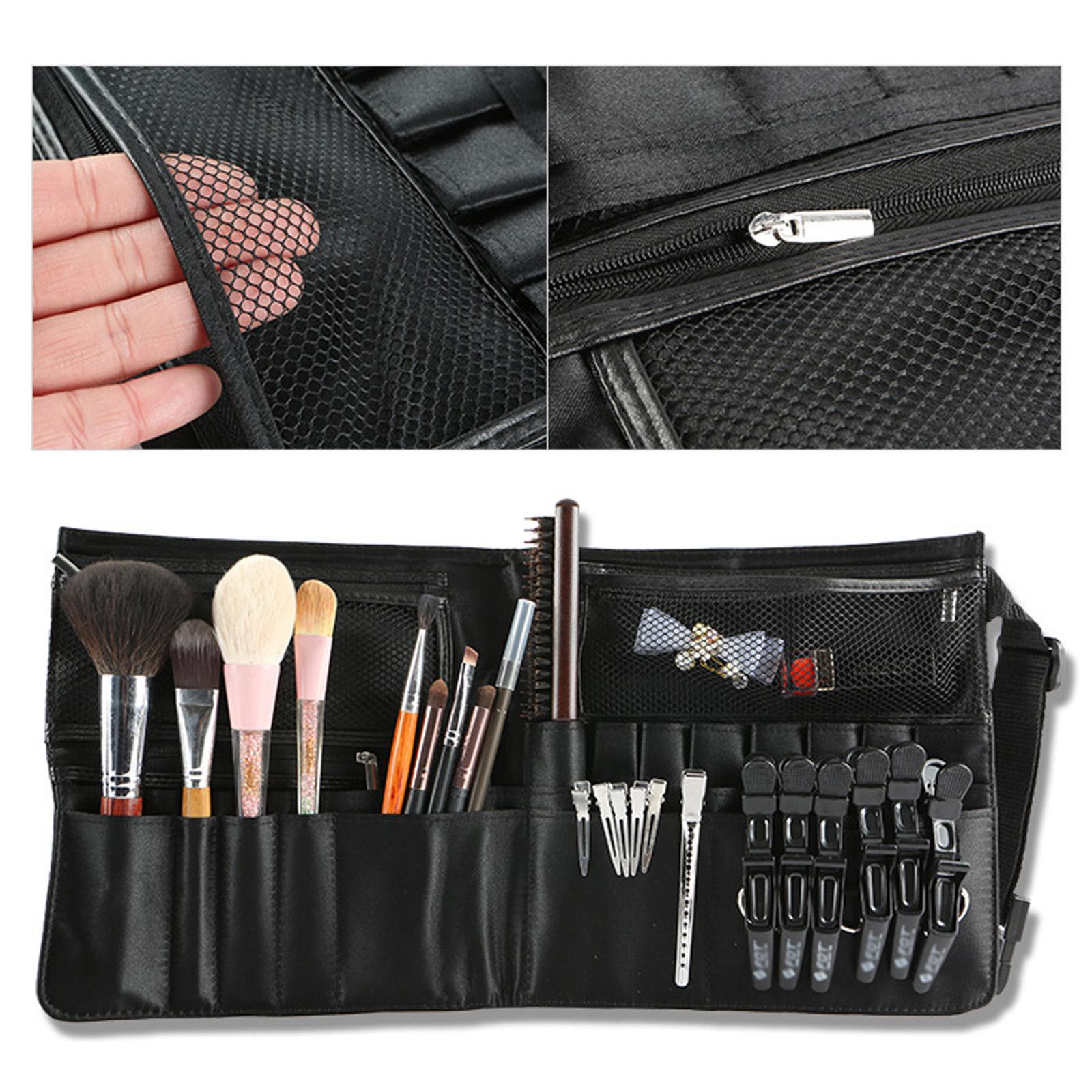 Túi đeo thắt lưng đựng dụng cụ trang điểm với đai điều chỉnh chất liệu vải sợi Nylon