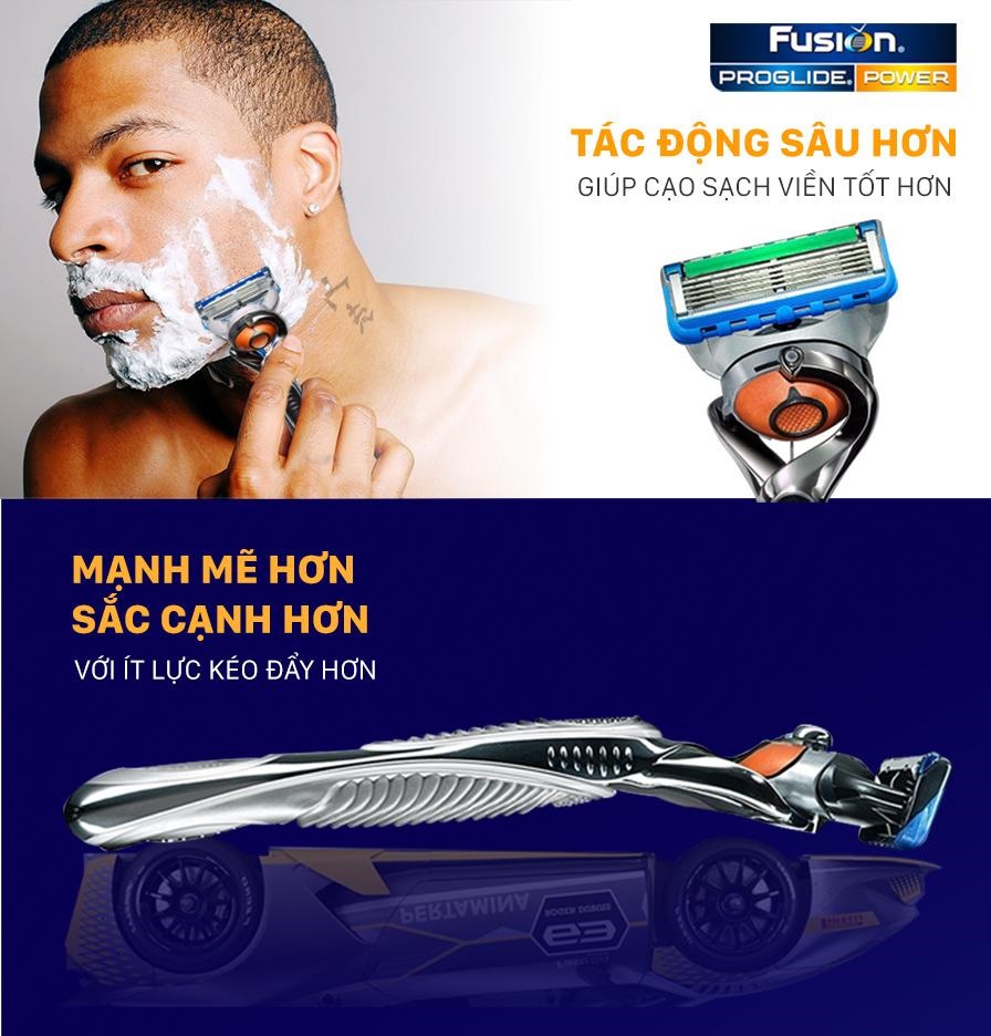 Lưỡi Dao Cạo Râu GILLETTE Fusion ProGlide (Vĩ 2 Lưỡi)