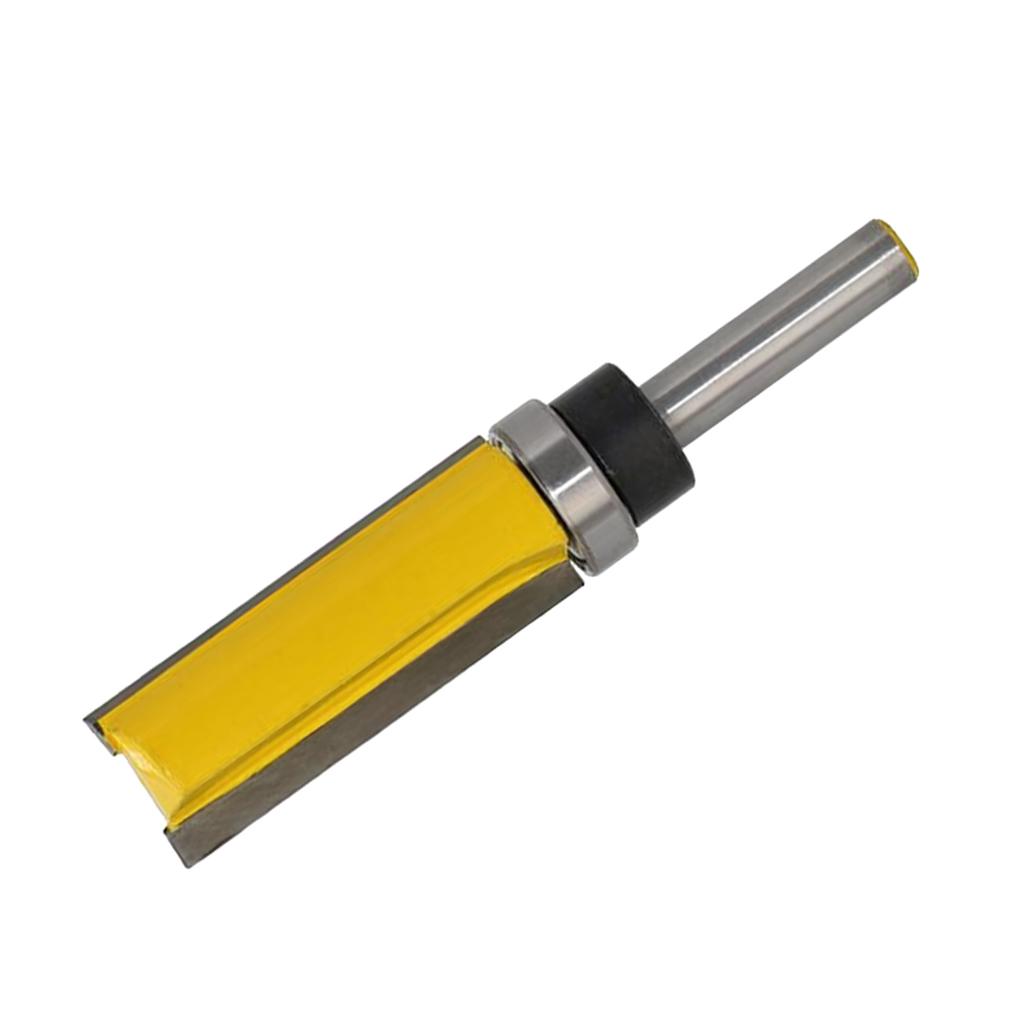 2-Flute Straight Cutter Router Bits Woodwork 8mm Shank 3/4 Cutting Dia 2pcs