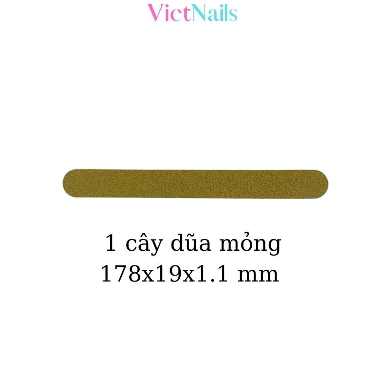 Dũa Móng Bột Móng Gel, Dũa Móng Nail Hai Mặt Giấy Nhám Chỉ Số Nhám 80/80