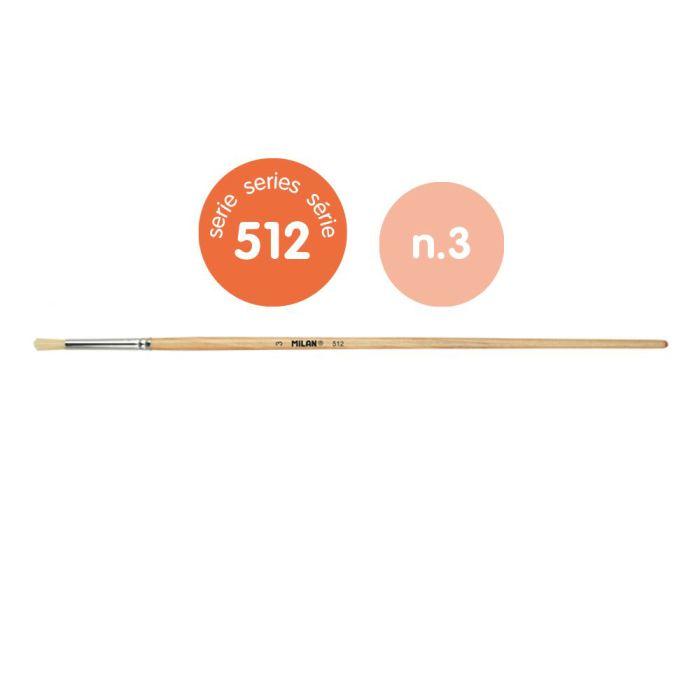 Cọ Vẽ Milan 512/3 80343