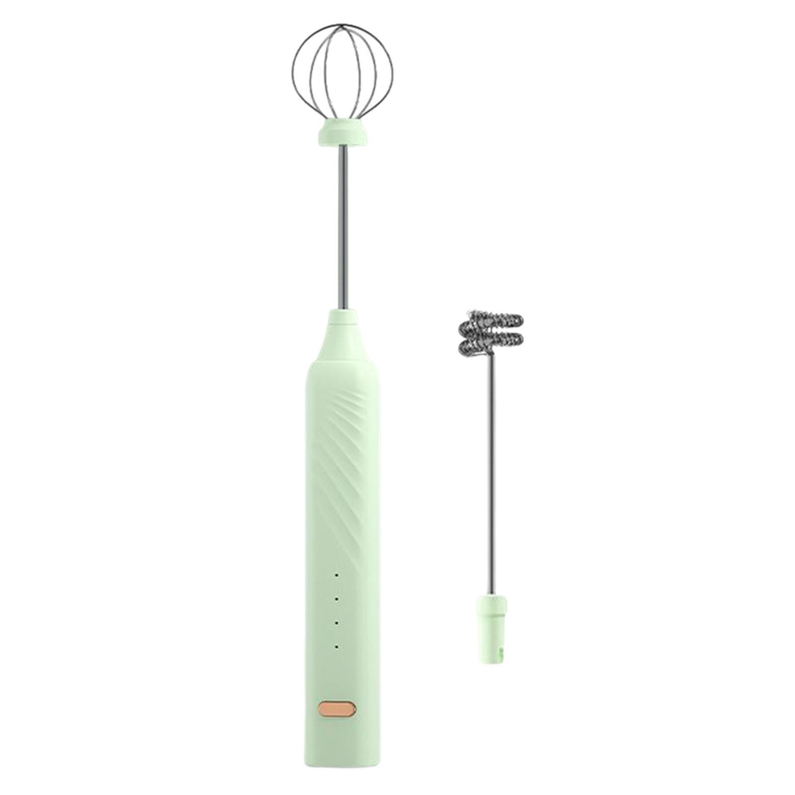 Milk Frother Egg Beater Stainless Steel Mixing Head for green